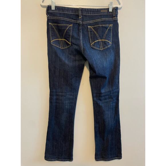 Kut from the Kloth Size 4 Farrah Baby Bootcut Jeans Stretch Dark Wash - Picture 2 of 7